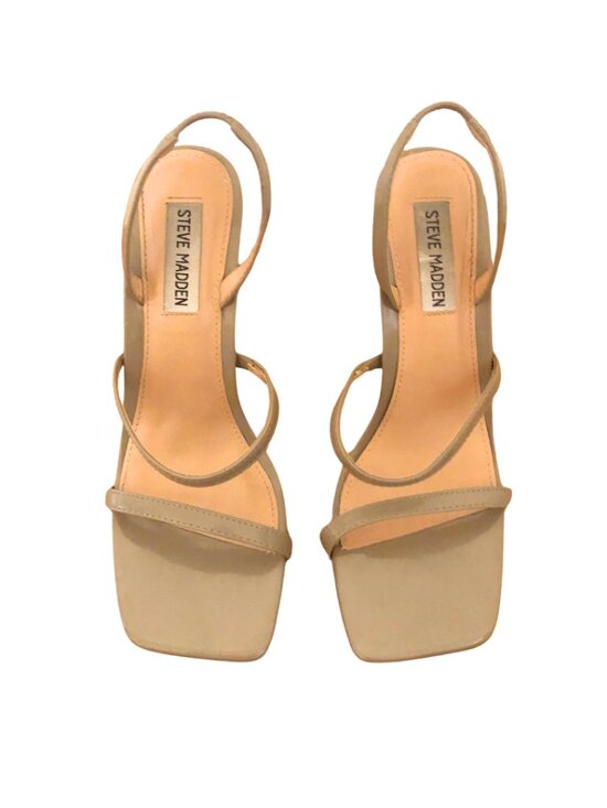 Steve Madden Shoes - Steve Madden Gracey Nude Tan Strappy Open Toe Sandals size 8M